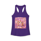 Virgo Kawaii Owl Tank Top – Cute Zodiac Astrology Graphic Tank | Pastel Celestial Book Lover Owl Summer Top | Virgo Horoscope Gift