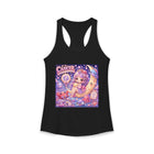 Cancer Kawaii Chibi Moon Girl Tank Top – Cute Zodiac Astrology Graphic Tank | Pastel Celestial Anime Summer Top | Cancer Horoscope Gift