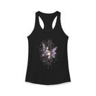 Celestial Fairy Wings Tank Top – Moon Phase & Purple Butterfly Graphic Tank | Whimsical Fairycore Summer Top | Fairy Dust & Moonbeams Gift