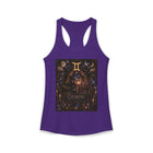 Gemini Mystical Twin Witches Tank Top – Celestial Zodiac Astrology Graphic Tank | Moon Magic Fantasy Summer Top | Gemini Horoscope Gift