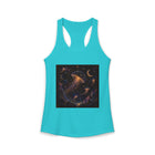 Celestial Jellyfish Tank Top – Cosmic Moon & Glowing Jellyfish Graphic Tank | Mystical Ocean Fantasy Summer Top | Marine Life Lover Gift