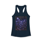 Capricorn Celestial Castle Tank Top – Mystical Zodiac Astrology Graphic Tank | Moonlit Fantasy Landscape Summer Top | Capricorn Horoscope Gift
