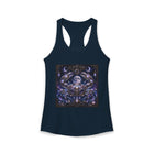 Cancer Celestial Crab Tank Top – Mystical Zodiac Astrology Graphic Tank | Cosmic Moon & Stars Crab Summer Top | Cancer Horoscope Gift