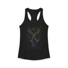 Celestial Stag Tank Top – Moonlit Deer with Glowing Antlers Graphic Tank | Mystical Woodland Fantasy Summer Top | Nature Lover Gift