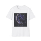 Moonlit Raven T-Shirt – Celestial Crow & Crescent Moon Graphic Tee | Mystical Fairycore Fantasy Shirt | Fairy Dust & Moonbeams Gift
