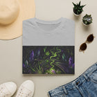 Dragon Hoard T-Shirt – Cannabis and Magic Mushroom Graphic Tee | Psychedelic Crystal Dragon Shirt | Enchanted Haze Gift