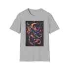Celestial Whale T-Shirt – Cosmic Moon & Galaxy Whale Graphic Tee | Mystical Space Ocean Fantasy Shirt | Whale Lover Gift