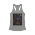 Aries Celestial Constellation Tank Top – Mystical Zodiac Astrology Graphic Tank | Cosmic Ram Stars & Moon Summer Top | Aries Horoscope Gift