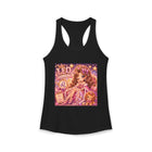 Leo Kawaii Princess Tank Top – Cute Zodiac Astrology Graphic Tank | Pastel Celestial Chibi Lion Summer Top | Leo Horoscope Gift