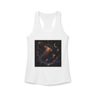 Celestial Jellyfish Tank Top – Cosmic Moon & Glowing Jellyfish Graphic Tank | Mystical Ocean Fantasy Summer Top | Marine Life Lover Gift