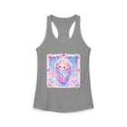 Kawaii Axolotl Milkshake Tank Top – Cute Pastel Axolotl Dessert Graphic Tank | Sweet Candycore Summer Top | Cutiecore Gift