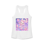 Kawaii Bunny Astronaut Tank Top – Cute Pastel Space Rabbit Graphic Tank | Candycore Galaxy Summer Top | Cutiecore Cosmic Gift
