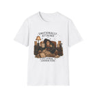 Emotionally Attached to Fictional Characters T-Shirt – Funny Book Lover Graphic Tee | Relatable Reader Quote Shirt | Literary Gift from The Bookworm’s Hideaway