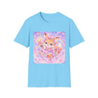 Kawaii Fox Fairy T-Shirt – Cute Pastel Magical Fox Graphic Tee | Fantasy Star Wand Animal Shirt | Cutiecore Gift for Fox Lovers