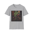 Puff Past the Fear T-Shirt – Cannabis and Magic Mushroom Graphic Tee | Spooky Psychedelic Stoner Shirt | Enchanted Haze Gift
