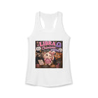 Libra Charisma Is My Backup Plan Tank Top – Funny Zodiac Bunny Graphic Tank | Cute Astrology Meme Summer Top | Libra Horoscope Gift