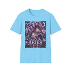 Aries Kawaii Goth Girl T-Shirt – Cute Zodiac Astrology Graphic Tee | Pastel Gothic Celestial Shirt | Aries Horoscope Gift