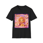 Leo Kawaii Winged Lion T-Shirt – Cute Zodiac Astrology Graphic Tee | Pastel Celestial Fantasy Lion Shirt | Leo Horoscope Gift