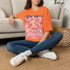 Aries Kawaii Chibi Girl T-Shirt – Cute Zodiac Astrology Graphic Tee | Pastel Anime Celestial Shirt | Aries Horoscope Gift
