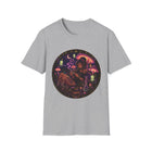Psychedelic Moon Goddess T-Shirt – Cannabis and Magic Mushroom Graphic Tee | Trippy Witchy Stoner Shirt | Enchanted Haze Gift