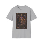 Gemini Celestial Twin Spirits T-Shirt – Mystical Zodiac Astrology Graphic Tee | Moonlit Fantasy Art Shirt | Gemini Horoscope Gift