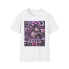 Aries Kawaii Goth Girl T-Shirt – Cute Zodiac Astrology Graphic Tee | Pastel Gothic Celestial Shirt | Aries Horoscope Gift