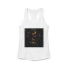 Celestial Triple Moon Goddess Tank Top – Mystical Lunar Feminine Graphic Tank | Cosmic Divine Energy Fantasy Shirt | Witchy Moon Lover Gift