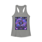Pisces Celestial Twin Fish Crest Tank Top – Mystical Zodiac Astrology Graphic Tank | Moon Phases Fantasy Summer Top | Pisces Horoscope Gift