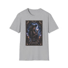 Cancer Crystal Ball Witch T-Shirt – Mystical Zodiac Astrology Graphic Tee | Celestial Moon Magic Fantasy Shirt | Cancer Horoscope Gift
