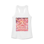 Aries Kawaii Chibi Girl Tank Top – Cute Zodiac Astrology Graphic Tank | Pastel Anime Celestial Summer Top | Aries Horoscope Gift