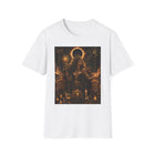 Leo Celestial Sun Priestess T-Shirt – Mystical Zodiac Astrology Graphic Tee | Golden Solar Fantasy Shirt | Leo Horoscope Gift