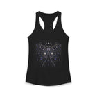 Celestial Luna Moth Tank Top – Moon Phase & Mystical Moth Graphic Tank | Whimsical Fairycore Summer Top | Fairy Dust & Moonbeams Gift
