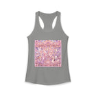Kawaii Woodland Carousel Tank Top – Cute Pastel Animal Merry-Go-Round Graphic Tank | Whimsical Fantasy Summer Top | Cutiecore Gift