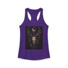 Mystical Deer Skull Tank Top – Crescent Moon & Antler Fantasy Graphic Tank | Whimsical Fairycore Summer Top | Fairy Dust & Moonbeams Gift