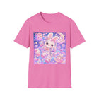 Kawaii Bunny Astronaut T-Shirt – Cute Pastel Space Rabbit Graphic Tee | Candycore Galaxy Bunny Shirt | Cutiecore Cosmic Gift