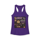 Virgo My Social Battery Is Permanently in Low Power Mode Tank Top – Funny Zodiac Owl Graphic Tank | Cute Astrology Introvert Meme Sleeveless Shirt | Virgo Horoscope Gift