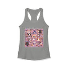 Kawaii Cat Café Tank Top – Cute Pastel Cats & Bubble Tea Graphic Tank | Cozy Dessert Café Summer Top | Cutiecore Gift for Cat Lovers