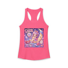 Cancer Kawaii Chibi Moon Girl Tank Top – Cute Zodiac Astrology Graphic Tank | Pastel Celestial Anime Summer Top | Cancer Horoscope Gift