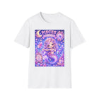 Pisces Kawaii Mermaid Girl T-Shirt – Cute Zodiac Astrology Graphic Tee | Pastel Celestial Fantasy Mermaid Shirt | Pisces Horoscope Gift