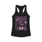Libra Pastel Goth Girl Tank Top – Cute Zodiac Astrology Graphic Tank | Celestial Gothic Anime Summer Top | Libra Horoscope Gift