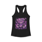 Kawaii Creepy Teddy Bear Tank Top – Pastel Goth Plush Bear Tank with Button Eyes & Spooky Cute Aesthetic