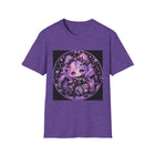 Kawaii Pastel Goth Girl T-Shirt – Cute Gothic Fantasy Tee with Purple Curls & Spooky Aesthetic