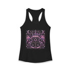 Libra Celestial Gothic Crest Tank Top – Mystical Zodiac Astrology Graphic Tank | Moon & Roses Fantasy Summer Top | Libra Horoscope Gift