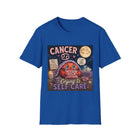 Cancer Crying Is Self Care T-Shirt – Funny Zodiac Crab Graphic Tee | Cute Astrology Meme Shirt | Cancer Horoscope Gift