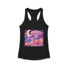 Cancer Kawaii Beach Crab Tank Top – Cute Zodiac Astrology Graphic Tank | Pastel Coastal Celestial Summer Top | Cancer Horoscope Gift