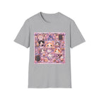 Kawaii Cat Café T-Shirt – Cute Pastel Cats & Bubble Tea Graphic Tee | Cozy Dessert Café Animal Shirt | Cutiecore Gift for Cat Lovers