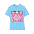 Gemini Kawaii Twin Unicorns T-Shirt – Cute Zodiac Astrology Graphic Tee | Pastel Celestial Fantasy Unicorn Shirt | Gemini Horoscope Gift