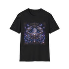 Cancer Celestial Crab T-Shirt – Mystical Zodiac Astrology Graphic Tee | Cosmic Moon & Stars Crab Shirt | Cancer Horoscope Gift