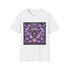 Pisces Celestial Gothic Crest T-Shirt – Mystical Zodiac Astrology Graphic Tee | Moon & Roses Fantasy Shirt | Pisces Horoscope Gift