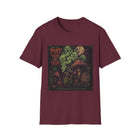 Puff Past the Fear T-Shirt – Cannabis and Magic Mushroom Graphic Tee | Spooky Psychedelic Stoner Shirt | Enchanted Haze Gift